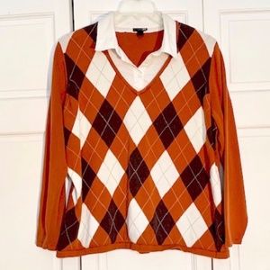 Women's Argyle Sweater